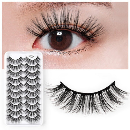 3D European And American Cat Eye False Eyelashes Are Naturally Thick And Fluffy - DunbiBeauty, LLC