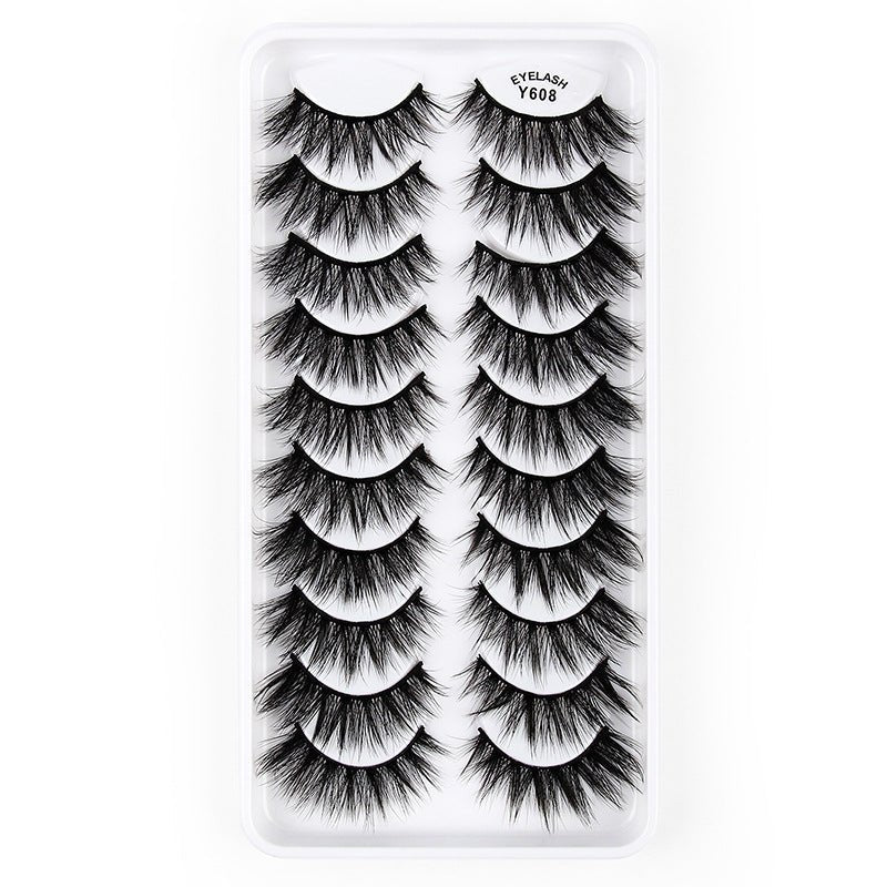 3D European And American Cat Eye False Eyelashes Are Naturally Thick And Fluffy - DunbiBeauty, LLC