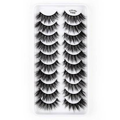 3D European And American Cat Eye False Eyelashes Are Naturally Thick And Fluffy - DunbiBeauty, LLC