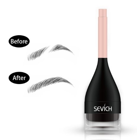 3D Eyebrow Fiber extension Cream Waterproof Instant Eyebrow Eyelash Hair Extension with Eye Brow Brush for Women and Men Make Up - DunbiBeauty, LLC