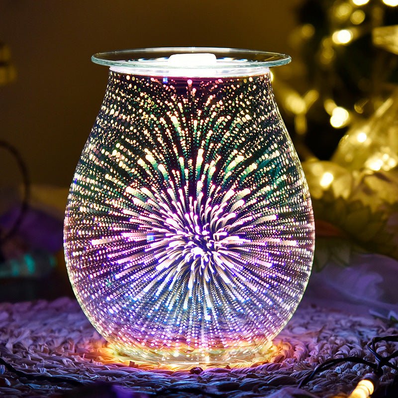 3D glass electric aromatherapy lamp - DunbiBeauty, LLC