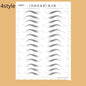 3D imitation ecological eyebrow sticker - DunbiBeauty, LLC