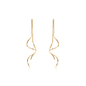 Weave Shape Dangle Earrings Kiwidrop