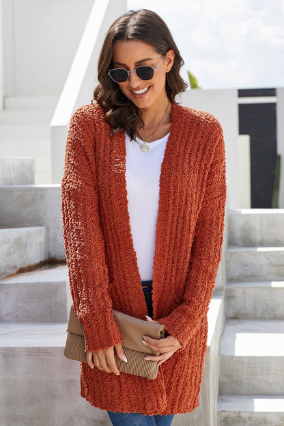 Pebble Beach Textured Cardigan Kiwidrop