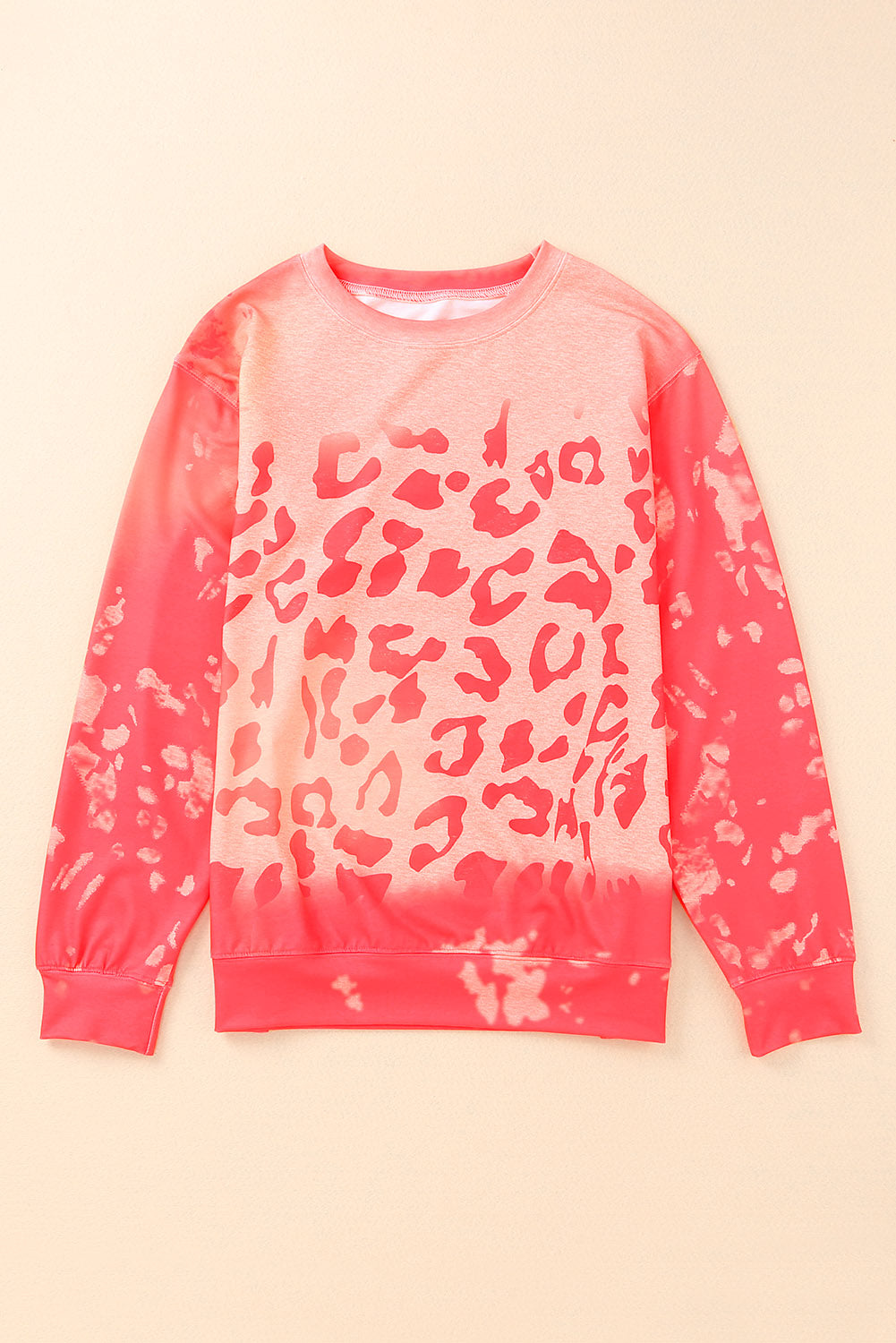 Printed Round Neck Dropped Shoulder Sweatshirt