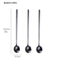 3Pcs 304 Food Grade Stainless Steel Spoon Set Long Handle Ice Cream Tea Coffee Spoons Kitchen Accessories - DunbiBeauty, LLC