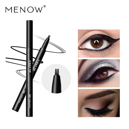 MNOW Eyeliner and Eyeshadow Set with Black Eyeliner and White Eyeliner Hypersku