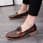 Tassel Men's Fashion Hong Kong Style Small Leather Shoes