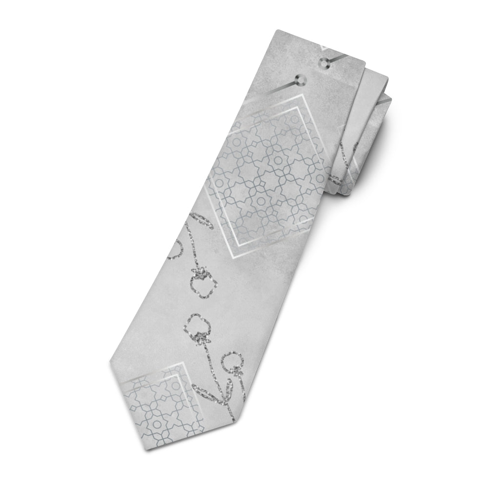 Soft Gray Titanium Gentleman's Business Tie Printify