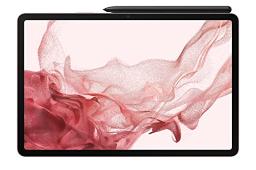 Samsung Galaxy Tab S8+ Android Tablet, 12.4” Large AMOLED Screen, 128GB Storage, Wi-Fi 6E, Ultra Wide Camera, S Pen Included, Long Lasting Battery, Pink Gold Spreadr