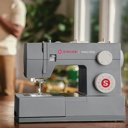 SINGER Heavy Duty Sewing Machine With Included Accessory Kit, 110 Stitch Applications 4432, Perfect For Beginners, Gray