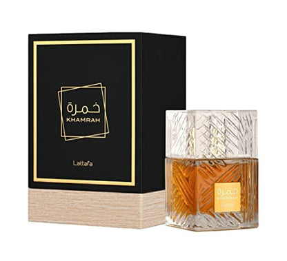 Lattafa Perfumes Khamrah for Unisex Eau de Parfum Spray, 3.4 Ounce