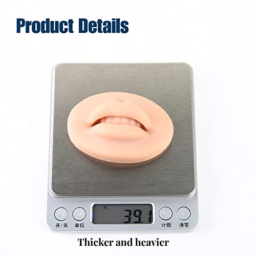 AOOLADA - 5D Soft Silicone Realistic Lip Practice Module For Semi Permanent Make Up - Lip Tattoo - PMU Supplies Tattoo Practice Lips