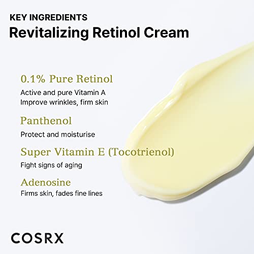 COSRX Skin Cycling Routine - Snail Mucin 96% Essence + Retinol 0.1 Cream, Recovery Set for Face and Neck, Fine Lines Spot Treatment, Repair Cream for Face