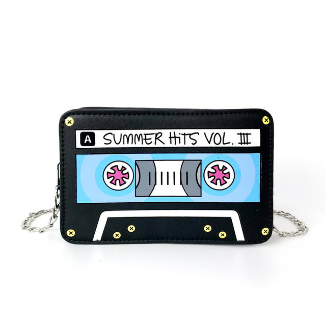 Women's Summer Hits Cassette Tape Shoulder Bag nihaodropshipping