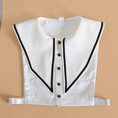 Women's Vintage White Fake Collar Zendrop