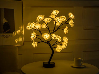 Rose Flower Tree LED Lamp