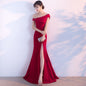 Women's One Shoulder Long Gown with Front Slit nihaodropshipping