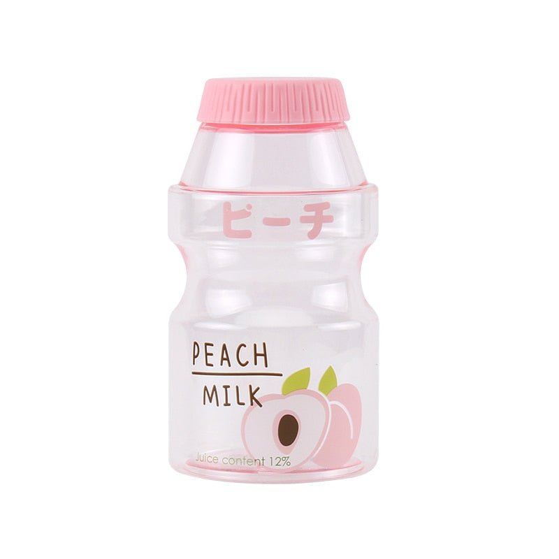 450ml Plastic Cute Yogurt Water Bottle Tour Drinking Bottle Yakult Shape Kawaii Milk Carton Shaker Bottle - DunbiBeauty, LLC