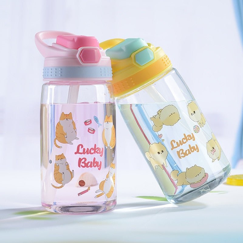 450ml Plastic Cute Yogurt Water Bottle Tour Drinking Bottle Yakult Shape Kawaii Milk Carton Shaker Bottle - DunbiBeauty, LLC