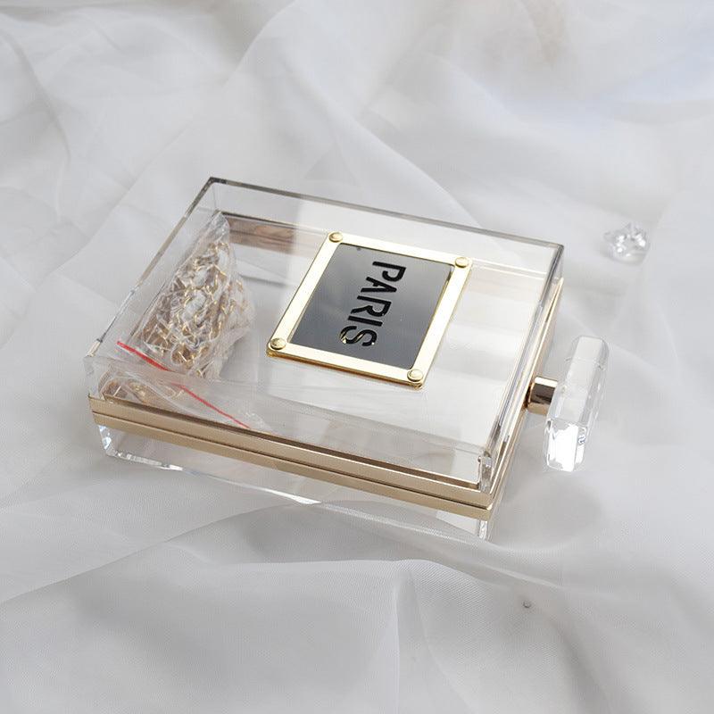 Perfume Bottle Transparent  Clutch nihaodropshipping