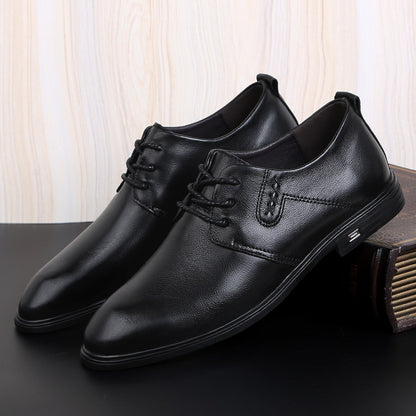 Soft leather soft sole comfortable men's leather shoes