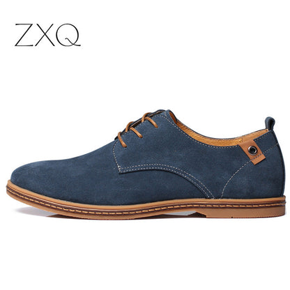 Suede Oxfords Men Leather Shoes Zendrop