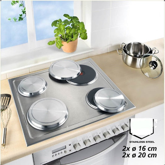 4PCS SET Stainless Steel Gas Electric Stove Top Covers Stove Protector Kitchen Baking Accessories - DunbiBeauty, LLC