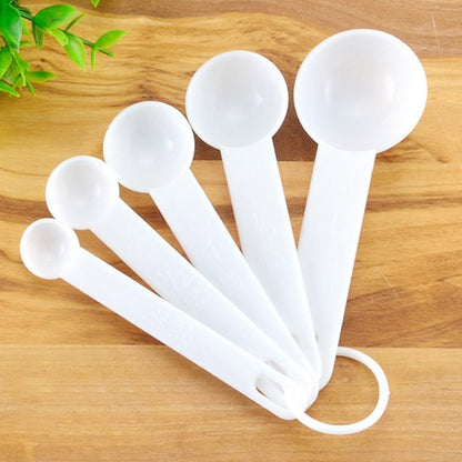 4Pcs/5pcs/10pcs Multi Purpose Spoons/Cup Measuring Tools PP Baking Accessories Stainless Steel/Plastic Handle Kitchen Gadgets - DunbiBeauty, LLC