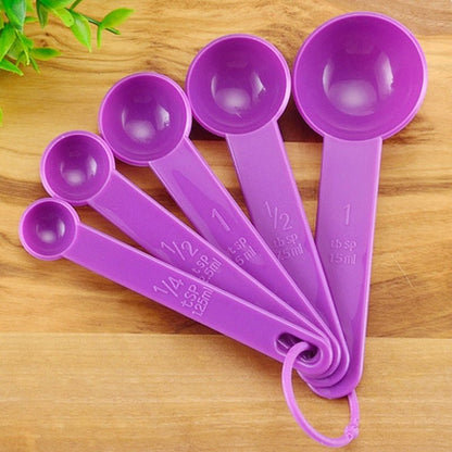 4Pcs/5pcs/10pcs Multi Purpose Spoons/Cup Measuring Tools PP Baking Accessories Stainless Steel/Plastic Handle Kitchen Gadgets - DunbiBeauty, LLC