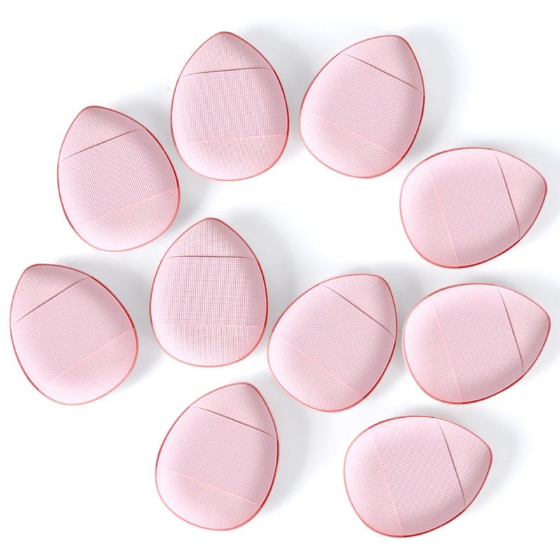 5/10/20 Pcs Mini Finger Puff Foundation Powder Detail Makeup Sponge Face Concealer Cream Blend Cosmetic Accessories Makeup Tools - DunbiBeauty, LLC