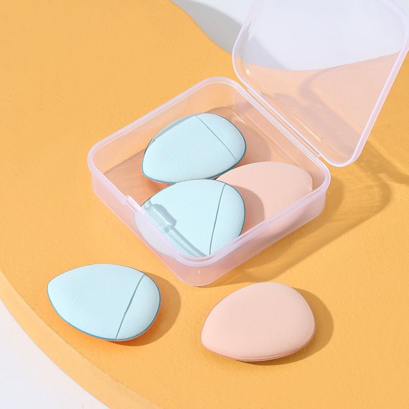 5/10/20 Pcs Mini Finger Puff Foundation Powder Detail Makeup Sponge Face Concealer Cream Blend Cosmetic Accessories Makeup Tools - DunbiBeauty, LLC