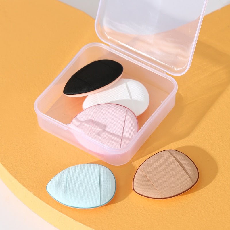 5/10/20 Pcs Mini Finger Puff Foundation Powder Detail Makeup Sponge Face Concealer Cream Blend Cosmetic Accessories Makeup Tools - DunbiBeauty, LLC