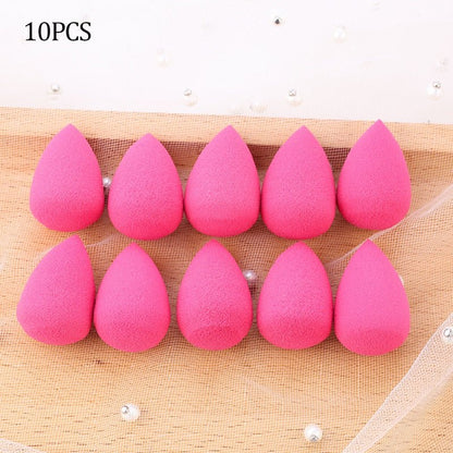 5/10/20 Pcs Mini Finger Puff Foundation Powder Detail Makeup Sponge Face Concealer Cream Blend Cosmetic Accessories Makeup Tools - DunbiBeauty, LLC