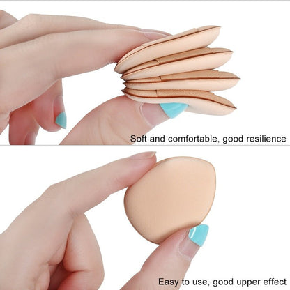 5/10/20 Pcs Mini Finger Puff Foundation Powder Detail Makeup Sponge Face Concealer Cream Blend Cosmetic Accessories Makeup Tools - DunbiBeauty, LLC