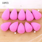 5/10/20 Pcs Mini Finger Puff Foundation Powder Detail Makeup Sponge Face Concealer Cream Blend Cosmetic Accessories Makeup Tools - DunbiBeauty, LLC