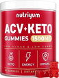 Keto ACV Gummies 1500 mg - ACV Keto Gummies Vegan Advanced ACV Keto Gummies - Low Carbs ACV Gummies, Gelatin-Free ACV Gummies - 60 pcs