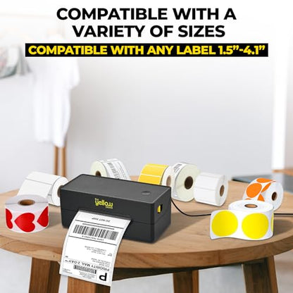 Label Printer, Bluetooth Thermal Printer, 4x6 Shipping Label Printer, Thermal Label Printer Desktop or Phone, Compatible with iPhone, Android, Windows, Mac, Chromebook, Amazon, Ebay, UPS.USPS