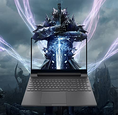 HP 2022 Victus 15.6" FHD 144Hz Gaming Laptop, Intel 12th Core i5-12450H, 32GB RAM, 1TB PCIe SSD, NVIDIA GeForce GTX 1650 Graphics, Backlit Keyboard, Win 11 Pro, Mica Silver, 32GB Snowbell USB Card