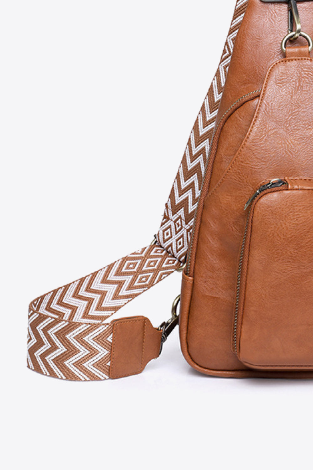 Take A Trip PU Leather Sling Bag