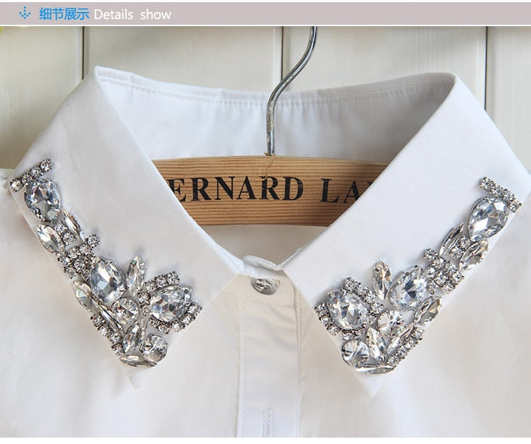 Vintage White Detachable Collar Zendrop