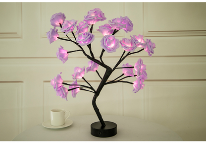 Rose Flower Tree LED Lamp