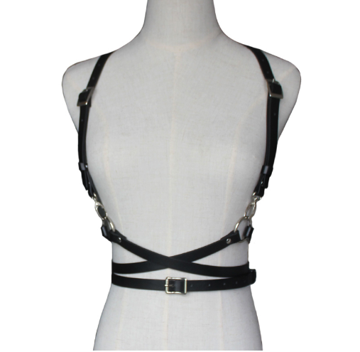 PU Leather Crisscross Suspenders nihaodropshipping