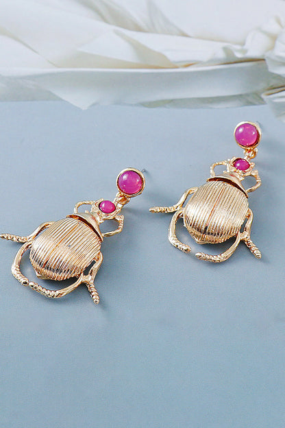 Bug Shape Dangle Earrings