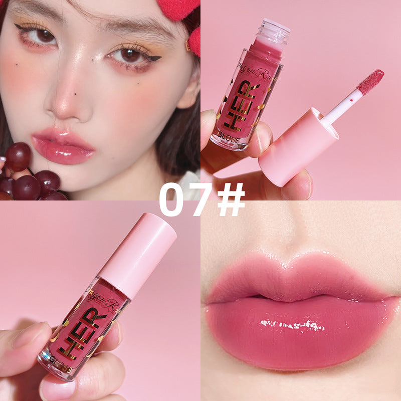 Women's Glaze Mirror Water Lip Glaze Lipstick