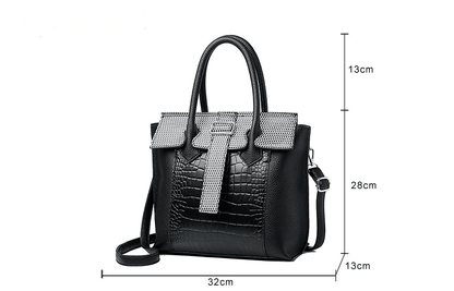 One Shoulder Diagonal Tote Bag Snake Print Women's Bag nihaodropshipping