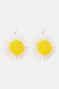 Flower Shape Dangle Earrings