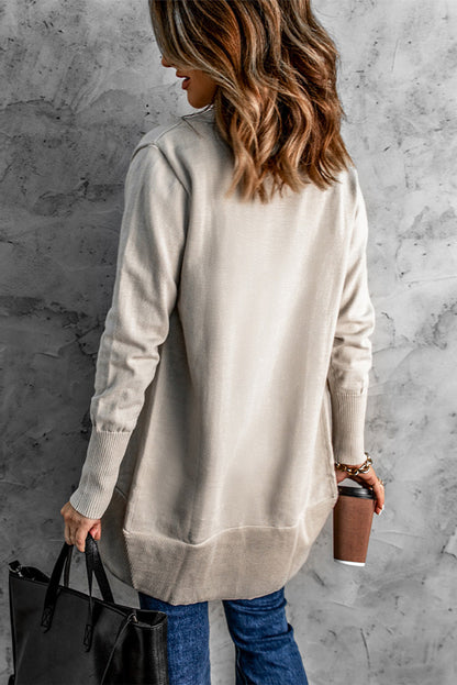 Super Soft Long Sleeve Open Cardigan Kiwidrop