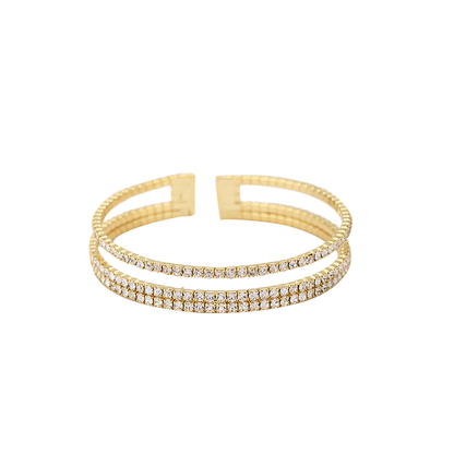 Women's Full Zircon Multi-Layer Unique Open Bracelet Kiwidrop