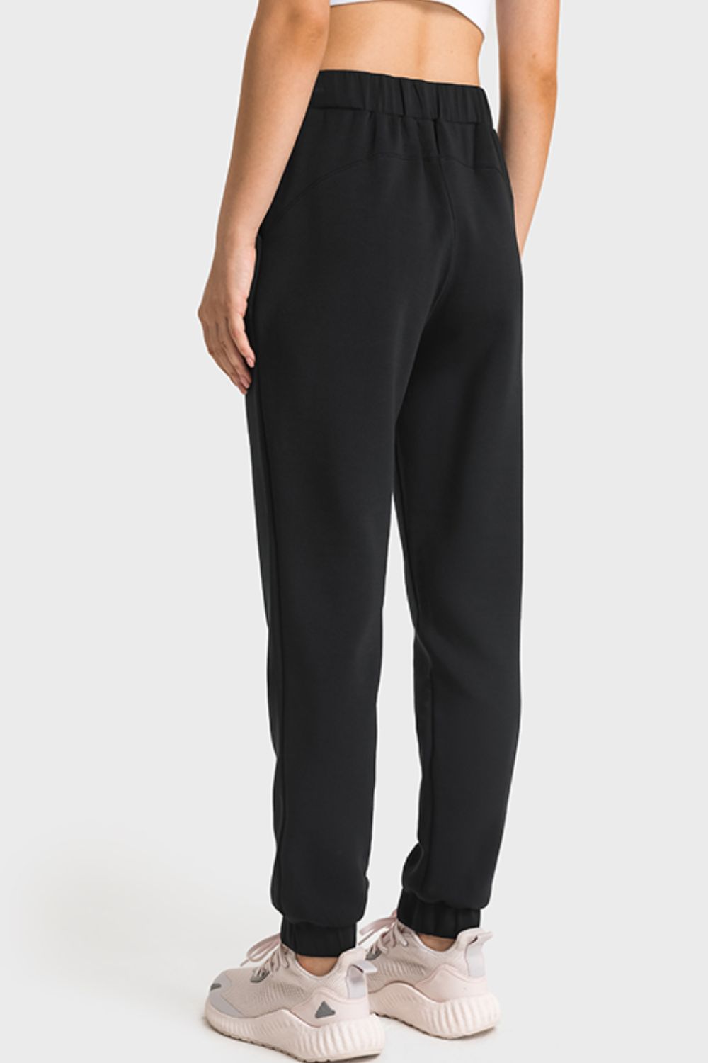 Pull-On Joggers with Side Pockets Trendsi